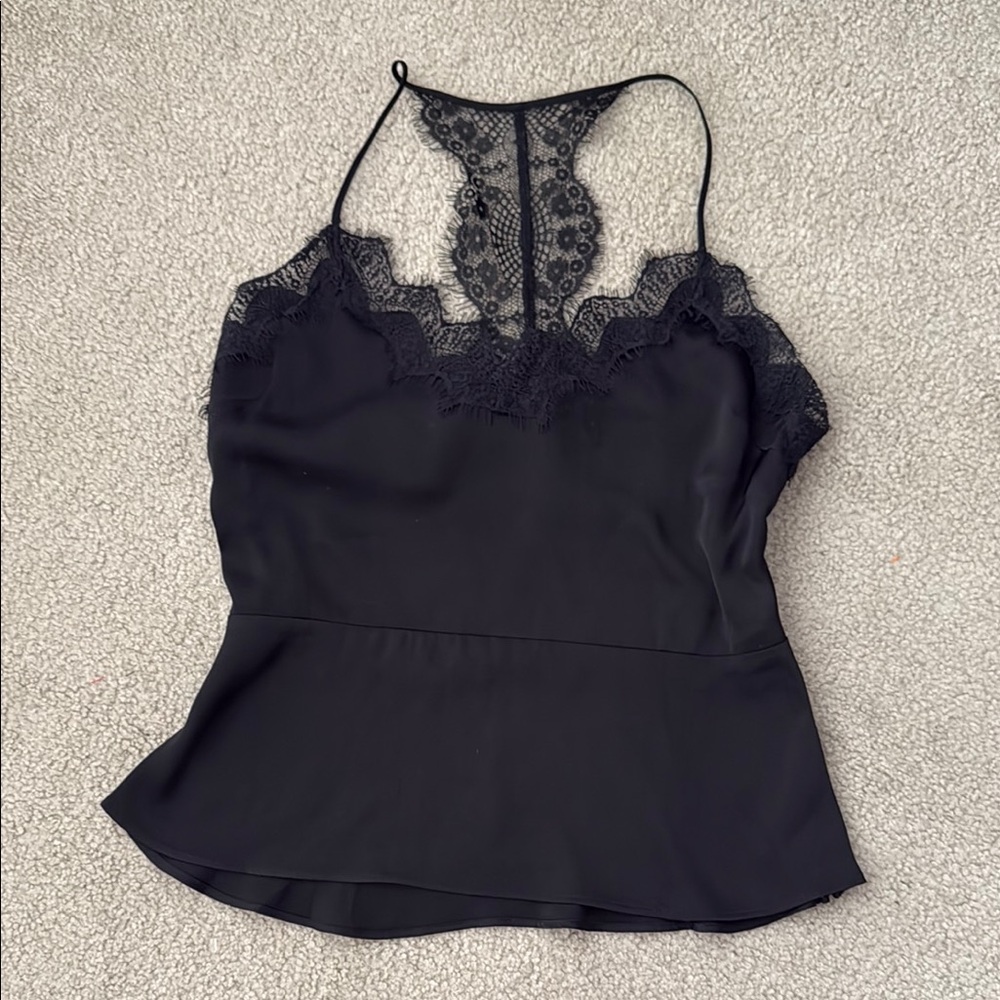 Express Black Lace Bustier Camisole Top
